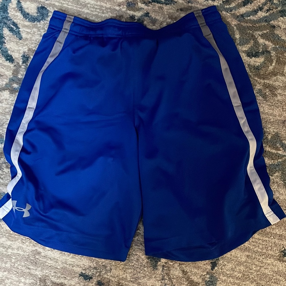 Under Armour Blue Athletic Shorts - L